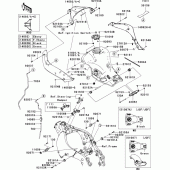 Схема вузла: Паливний бак(1/2) для Kawasaki ZX1000 Ninja ZX-10R