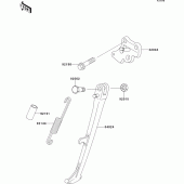 Схема узла: Stand(s) для Kawasaki ZX600 Ninja ZX-6R