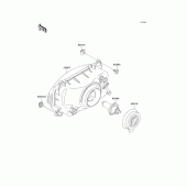 Схема вузла: Head lamp для Kawasaki ZX600 Ninja ZX-6