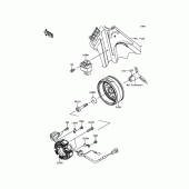 Схема узла: Генератор для Kawasaki KLX140 KLX140L