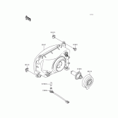 Схема вузла: Headlight(s) для Kawasaki EX500 GPZ500S