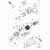 Схема вузла: Генератор для Kawasaki ZG1200 Voyager XII