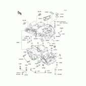 Схема вузла: Картер двигуна для Kawasaki EJ400 W400