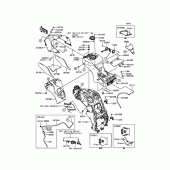 Схема вузла: Паливний бак для Kawasaki ZX1400 Ninja ZX-14R ABS