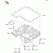 Схема узла: Oil pan для Kawasaki ZR800 Z800 ABS