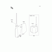 Схема вузла: Аксесуари для Kawasaki KX65