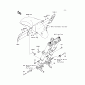 Схема узла: Переднее крыло для Kawasaki ZX1400 Ninja ZX-14