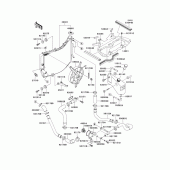 Схема узла: Радиатор (1/2) для Kawasaki ZX900 Ninja ZX-9R