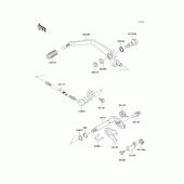 Схема узла: Переключатель передач для Kawasaki VN800 Vulcan 800 Classic