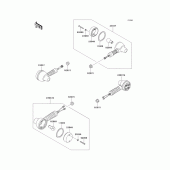 Схема узла: Поворотники для Kawasaki KL250 KLR250