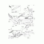 Схема узла: Side covers для Kawasaki ZX600 Ninja ZX-6RR