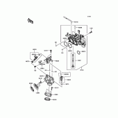 Схема вузла: Throttle для Kawasaki VN900 Vulcan 900 Classic LT