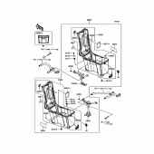 Схема узла: Аксессуары(Pannier) для Kawasaki KLE300 Versys-X 300 ABS