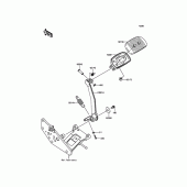 Схема вузла: Лапка гальма для Kawasaki VN1700 Vulcan 1700 Nomad ABS