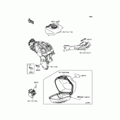 Схема вузла: Інформаційні наклейки для Kawasaki ZG1400 1400GTR ABS