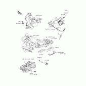 Схема узла: Fuel injection для Kawasaki EX650 Ninja 650