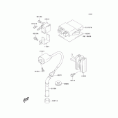 Схема вузла: Ignition system для Kawasaki KLX400 KLX400R