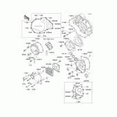 Схема вузла: Engine cover(s) до Kawasaki ZX1100 ZZ-R1100