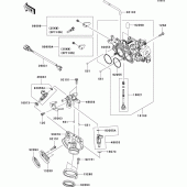 Схема вузла: Throttle(c7f) для Kawasaki VN900 Vulcan 900 Custom