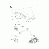 Схема узла: Топливный насос для Kawasaki EJ800 W800