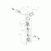 Схема вузла: Паливний насос для Kawasaki ER250 Z250 ABS