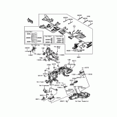 Схема вузла: Електроустаткування для Kawasaki KLE300 Versys-X 300 ABS