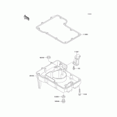 Схема вузла: Oil pan для Kawasaki ZX600 Ninja ZX-6