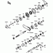 Схема вузла: Balancer для Kawasaki ZX1100 ZZ-R1100