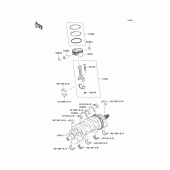 Схема вузла: Crankshaft/piston(s) для Kawasaki ZX1000 Ninja ZX-10R