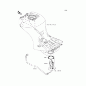 Схема вузла: Fuel pump для Kawasaki ZG1400 Concours 14