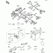 Схема узла: Электрооборудование для Kawasaki ZG1000 Concours