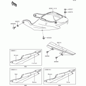 Схема вузла: Side covers/chain cover(zx600-g1) для Kawasaki ZX600 Ninja ZX-6R