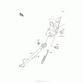 Схема вузла: Stand(S) для Kawasaki EX300 Ninja 300