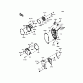 Схема вузла: Engine Cover(s) для Kawasaki ZX636 Ninja ZX-6R ABS KRT Edition