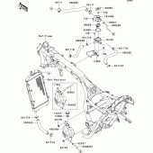 Схема вузла: Охолодження (a9f-abf) для Kawasaki VN1700 Vulcan 1700 Voyager