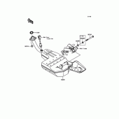 Схема вузла: Глушник для Kawasaki BR125 Z125 Pro
