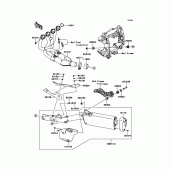 Схема вузла: Вихлопна система для Kawasaki ZG1400 1400GTR ABS