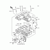 Схема вузла: Картер двигуна для Kawasaki ZR750 Zephyr