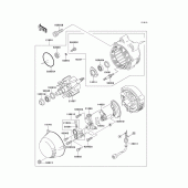Схема вузла: Генератор для Kawasaki ZX1100 GPZ1100