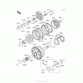 Схема вузла: Зчеплення для Kawasaki ZG1400 Concours 14