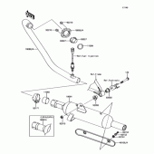 Схема вузла: Глушник для Kawasaki BJ250