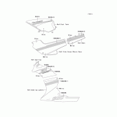 Схема вузла: Decals(ex500-a4)(blue/white) для Kawasaki EX500 GPZ500