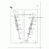 Схема вузла: Рокер & Клапан для Kawasaki KLX250 D-Tracker