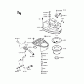 Схема вузла: Повітряний фільтр (ZR250-B4/B5) для Kawasaki ZR250 Balius-II