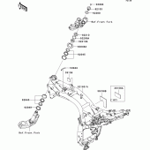 Схема вузла: Рама для Kawasaki ZR1000 Z1000 ABS