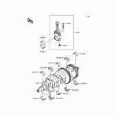 Схема вузла: Колінчастий вал для Kawasaki ZR1000 Z1000