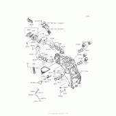 Схема узла: Воздушный фильтр для Kawasaki ZX1400 Ninja ZX-14R