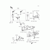 Схема узла: Замок зажигания для Kawasaki EX650 Ninja 650 ABS