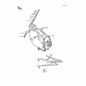 Схема вузла: Рама для Kawasaki ZX600 GPX600R