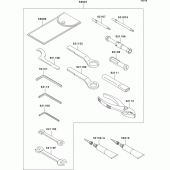 Схема вузла: Owner`s tools для Kawasaki EX650 Ninja 650 ABS